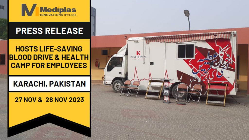 Mediplas Innovations Empowers Health and Humanity with Life-Saving Blood Drive and Health Assessment Camp! (Press Release)