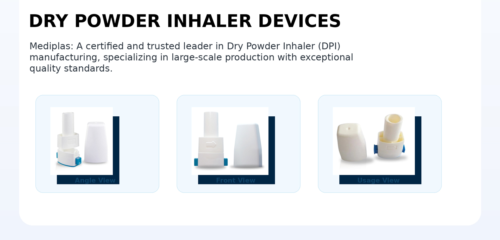Top Dry Powder Inhaler Manufacturers in Karachi - Explore Quality DPI ...
